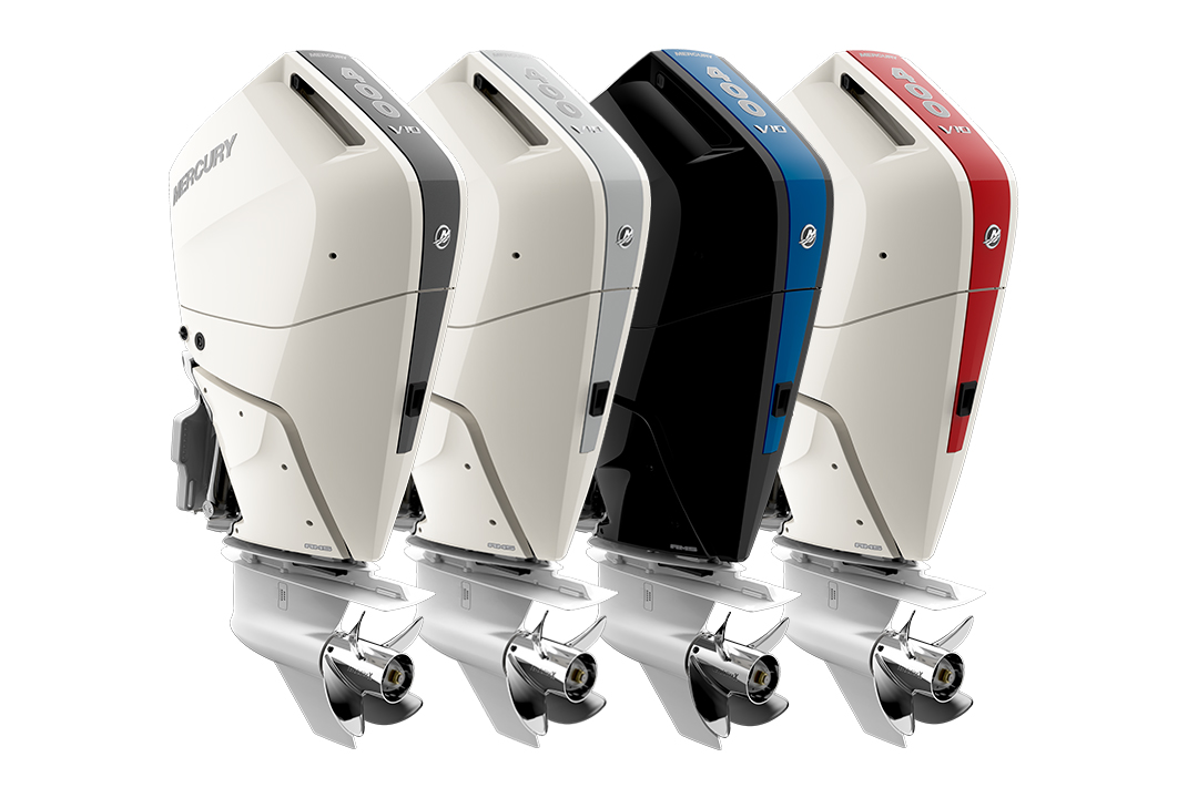 panneaux d’accentuation de couleur pour moteurs mercury marine