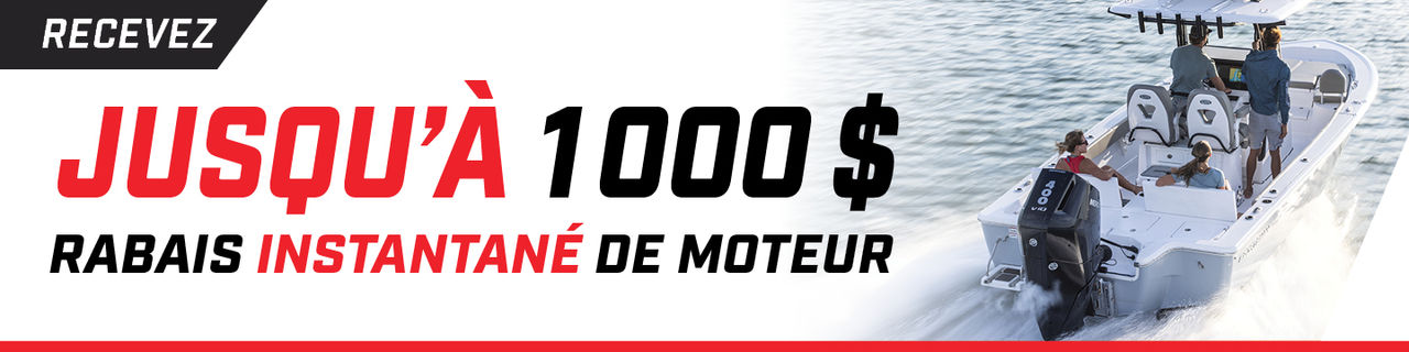 Obtenez jusqu'à 1 000 $ de rabais sur un hors-bord Mercury neuf