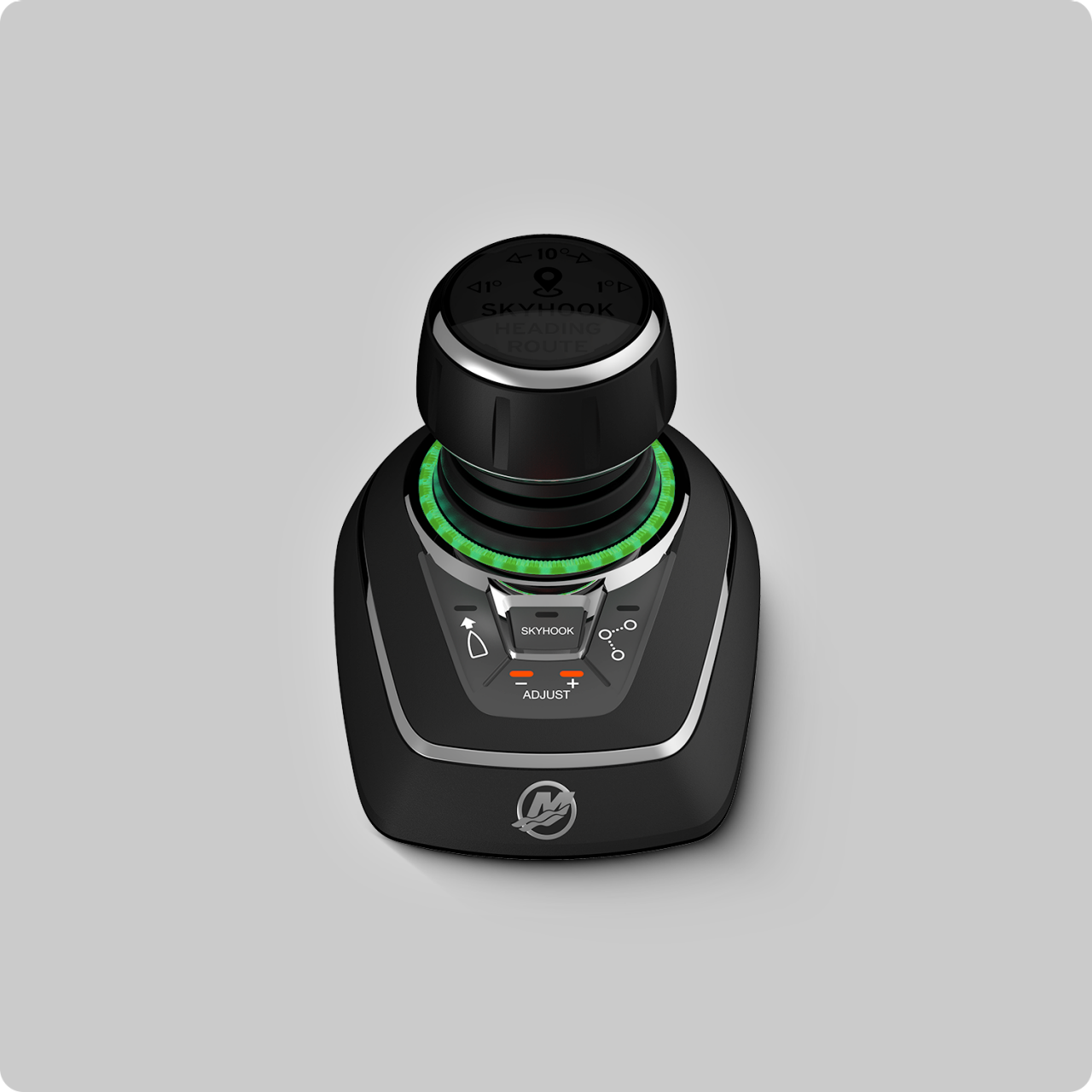 Joystick Piloting för utombordare med propellrar