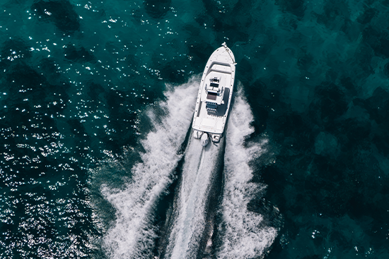 boat on water