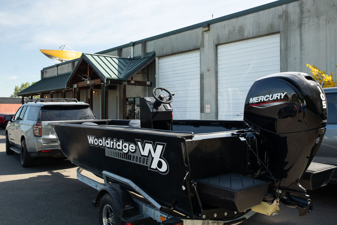 Wooldridge Boat at shop